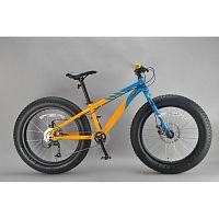 Велосипед INOBIKE Traveler Boy Flash 24", 15", фэтбайк, синий/желтый
