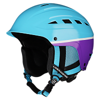 Шлем LOS RAKETOS Sabotage L, матовый голубой/фиолетовый
