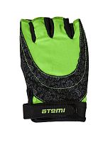 Перчатки ATEMI AFG06GNL, L, черный/зеленый